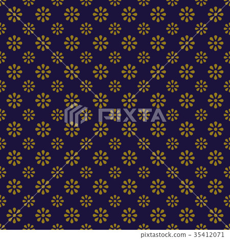 Antique seamless gold retro background image 35412071