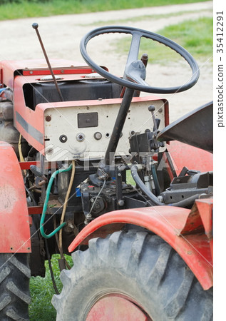 Small Tractor Closeup 35412291