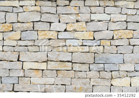 Stone Wall Closeup 35412292
