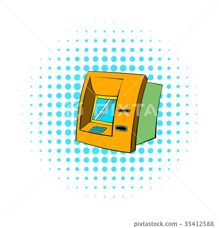 ATM icon, comics style ATM icon, comics style 35412588