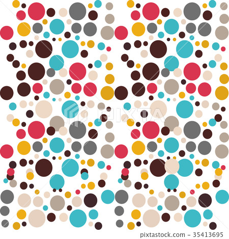 vector colored pattern of  circles. Ideal fo 35413695