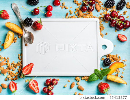 Healthy breakfast ingredients 35413877