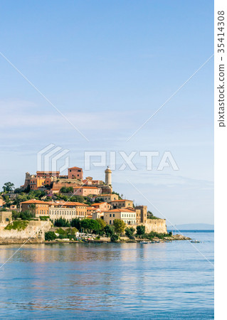 Historic part of Porto Ferraio on Elba island 35414308