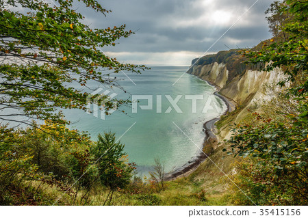 Baltic Sea coast on the island Ruegen, Germany Baltic Sea coast on the island Ruegen, Germany 35415156