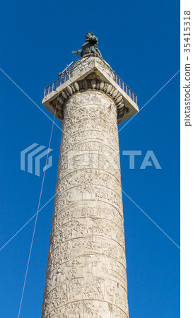 Trajan's column in Rome 35415318