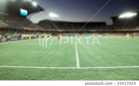evening stadium arena soccer field evening stadium arena soccer field 35417024