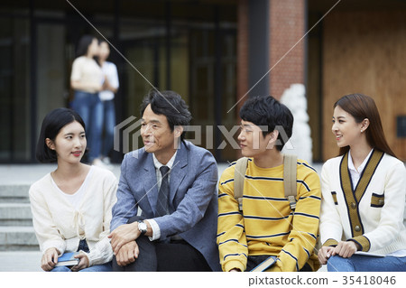 教授,大學生 教授,大學生 35418046