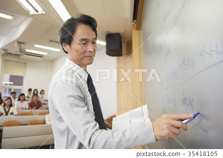 Professor, university student Professor, university student 35418105