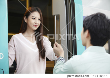 大學生，朋友，火車 35418366