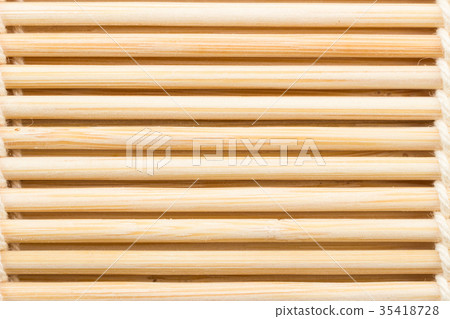 Close up Bamboo Sushi Rolling, Makisu. 35418728