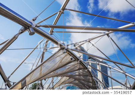 structure of The helix bridge, Singapore structure of The helix bridge, Singapore 35419057