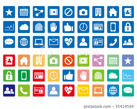 Business icon set Business icon set 35419584