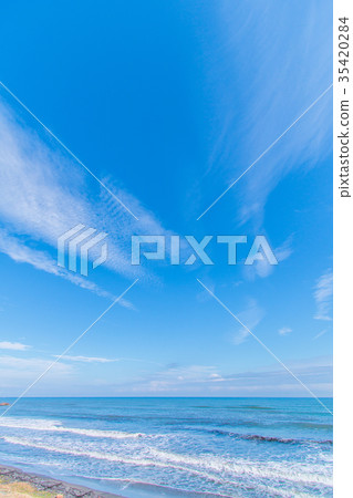 Clouds, sea and waves Ichinomiyacho coast Chosei village coast 35420284