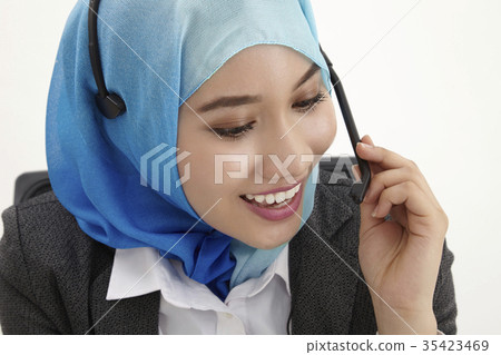 malay receptionist, malay receptionist, 35423469