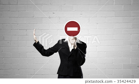 Woman in mask 35424429