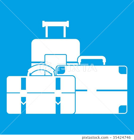 Baggage icon white 35424746