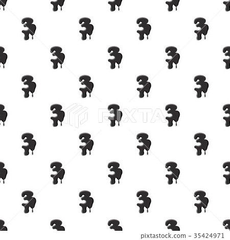 Number three 3 isolated on white background 35424971