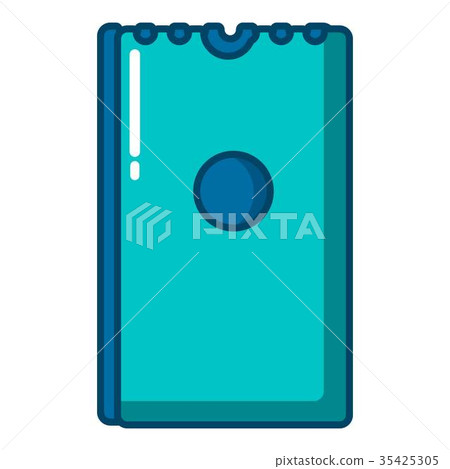 Dry napkins pack icon, cartoon style 35425305