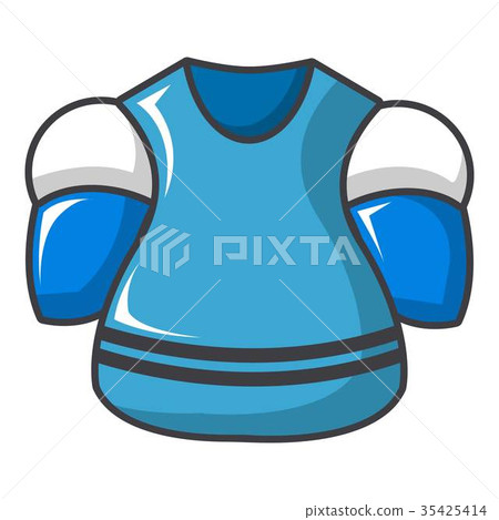 Hockey jersey icon, cartoon style 35425414