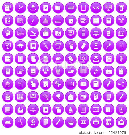 100 folder icons set purple 100 folder icons set purple 35425976
