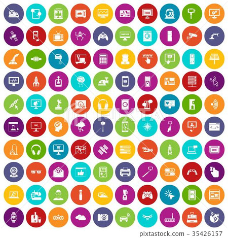 100 software icons set color 100 software icons set color 35426157