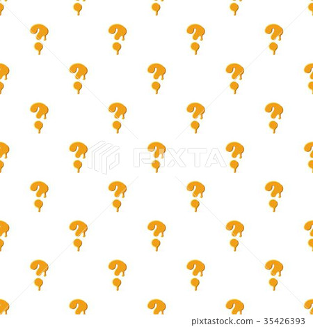 Question mark from honey pattern Question mark from honey pattern 35426393