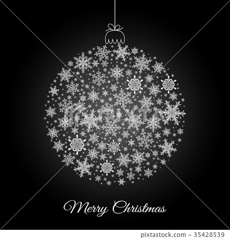 Decorative Merry Christmas greeting card Decorative Merry Christmas greeting card 35428539