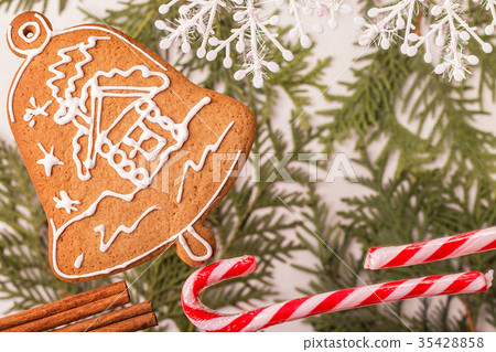 gingerbread as little bell as christmas decoration gingerbread as little bell as christmas decoration 35428858