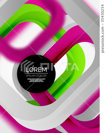 3d overlapping squares abstract background 35430254