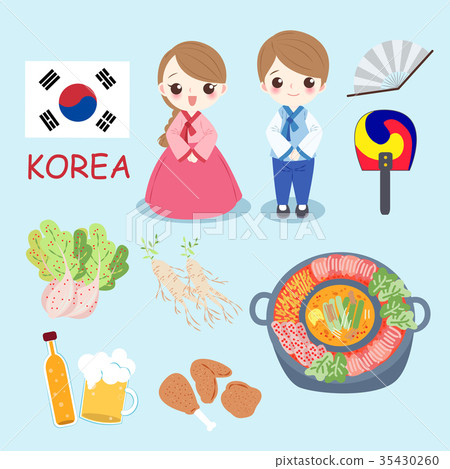  cartoon  korea  people   35430260 PIXTA