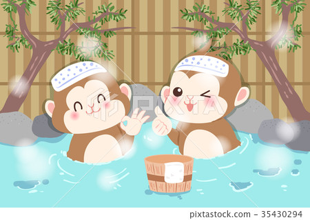 money with hot spring 35430294