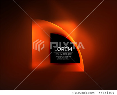 Abstract vector round banner Abstract vector round banner 35431305