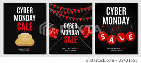 Cyber Monday Sale Deals Design Template Collection Cyber Monday Sale Deals Design Template Collection 35431553