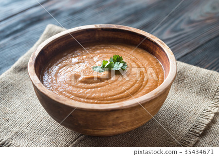 Bowl of Bisque soup 35434671