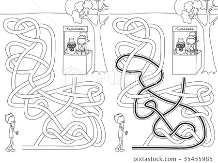 Lemonade maze Lemonade maze 35435985