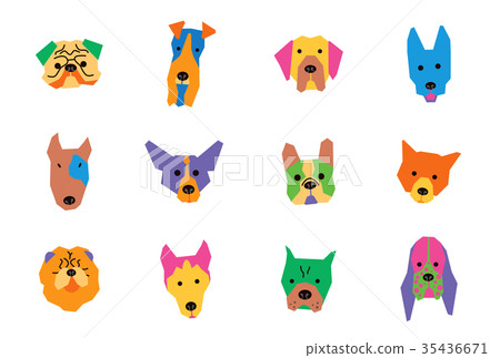 狗品種顏色邊 35436671