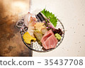 Sashimi make-up 35437708