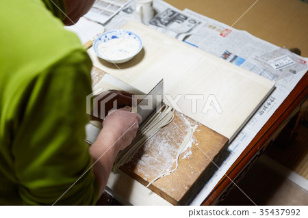New Year soba cut New Year soba cut 35437992