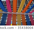 colorful ribbons 35438004