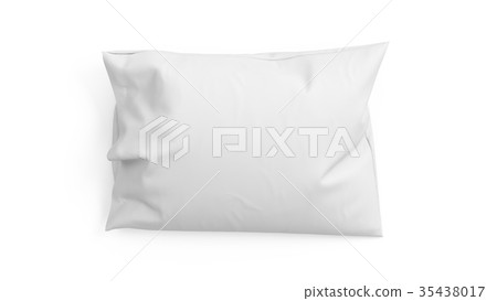 3D rendering pillow isolated on white background - Stock Illustration ...