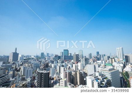 Scenery of the cityscape of Jimbocho and Kurohashita direction seen from Surugadai 35439998