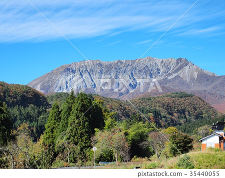 Landscape of the back of Oyama in autumn 35440055