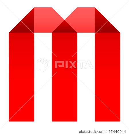 Font folded paper letter 35440944