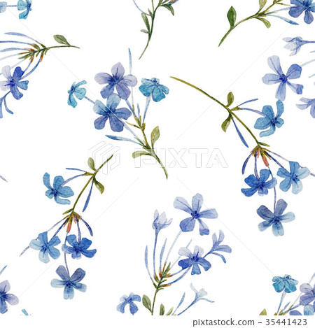 Watercolor floral pattern Watercolor floral pattern 35441423