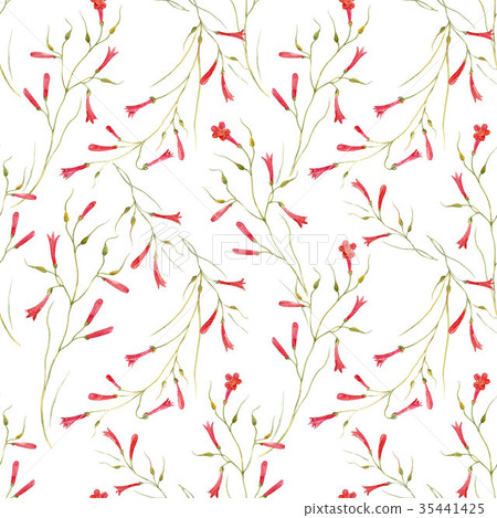 Watercolor floral pattern Watercolor floral pattern 35441425
