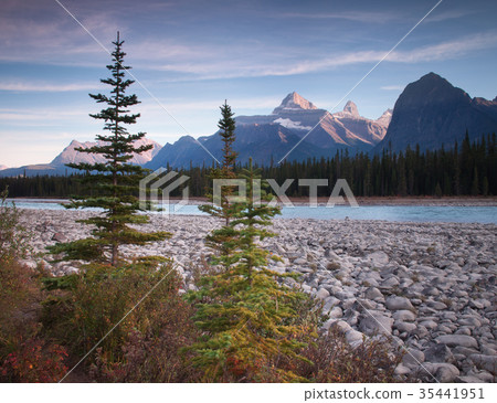 The Bow River in Banff, Alberta Canada The Bow River in Banff, Alberta Canada 35441951