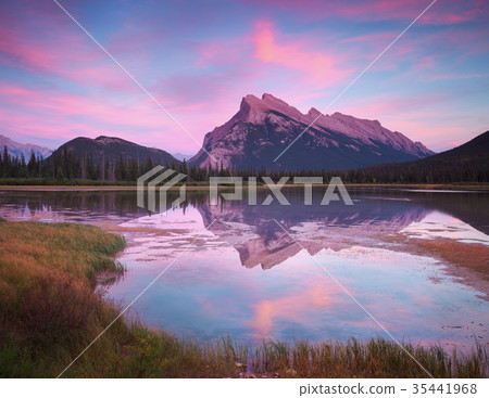 Vermillion Lakes Sunset in Banff Canada 35441968