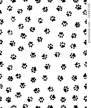 prints of dog paw 35445140