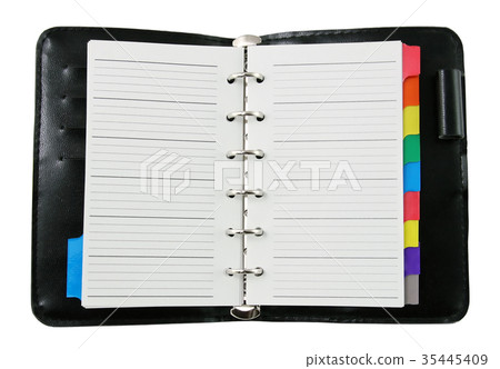 Notebook with clipping path  35445409