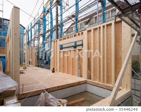 Construction of wooden houses 35446249